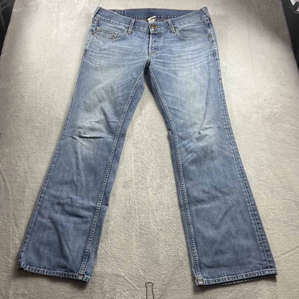 True Religion Bootcut Flap Jeans Men's Size 38 Baggy Relaxed Vintage Y2K 38x32